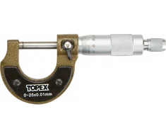 Mikrometras TOPEX 0-25 mm (135 mm ilgio)