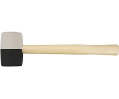 Guminis plaktukas TOPEX 02A354 (450g, 58mm, juoda/balta)