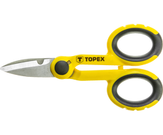 Nożyce Žirklės TOPEX 140 mm, dviejų komponentų rankena