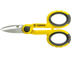 Žirklės TOPEX 140 mm, dviejų komponentų rankena