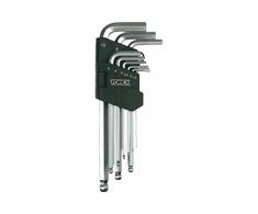 Topex Šešiakampių raktų komplektas Ballpoint, 9 vnt.