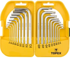 Klucze Šešiakampiai ir „Torx“ raktai, 18 vnt. rinkinys