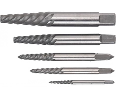 Varžtų išsukiklių rinkinys TOPEX 14A110 (5 vnt., 3,3-19 mm)