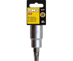 Torx Antgalis TOPEX T40 x 60 mm (1/2' Lizdas)