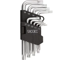 Topex Torx raktų rinkinys, tipas L T10-T50 9 vnt. 35D960