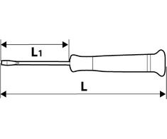 Wkrętak Torcinis atsuktuvas TOPEX, T6 x 50 mm