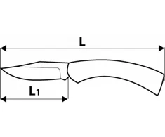 Topex Nerūdijančio plieno peilis 185 mm