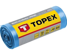 Šiukšlių maišai TOPEX Heavy Duty 120 L Mėlyni (10 vnt.)