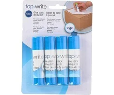 Topwrite - Klijų lazdelė 4 vnt.