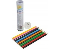 Topwrite - Pieštukas crayon set of 12 with sharpener