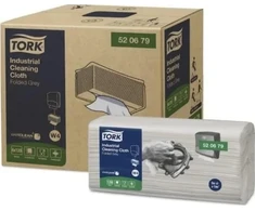 Tork Pramoninės valymo šluostės dalimis, 120 vnt., viensluoksnės, aukščiausios kokybės baltos