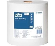 Tork - Susukta valymo šluostė pagrindinėms užduotims, balta - 184 m