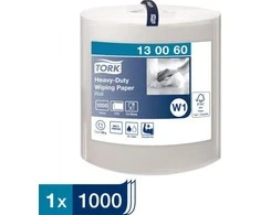 Tork Tork - Popieriaus valymas sunkiųjų purvo, 2 sluoksnis, W1, premium, platus - Baltas