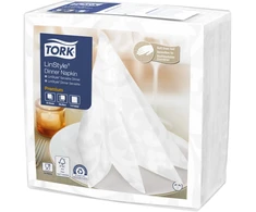 Tork Tork LinStyle Elegance – Pietų servetėlės 39 x 39 cm baltos 50 vnt.
