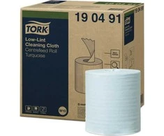 Tork Tork – mažai dulkių, aukščiausios kokybės neaustinė valymo šluostė – turkio spalvos