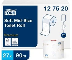 Tork Tork - Tualetinis popierius dozatoriui su automatiniu ritinio pakeitimu - 90 m