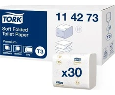 Tork Tork - Tualetinis popierius, baltas - Minkštas Premium