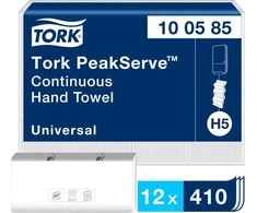 Tork Tork PeakServe Continuous - Popieriaus rankšluostis didelio intensyvumo vietose, H5 - Baltieji
