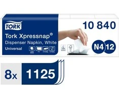 Tork Xpressnap® baltos dozatoriaus servetėlės