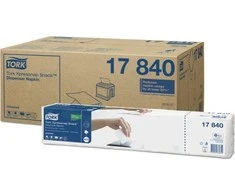 Servetėlės „Tork Xpressnap Snack®“ N10 (17840), dozatorių servetėlės, 1 sluoksniai, 1125vnt., baltos spalvos (įpak. 5vnt)