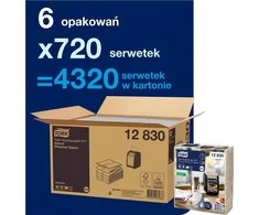 Natūralios servetėlės,TORK Xpressnap Fit dozatoriui N14, 720 vnt, 12830
