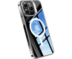 Torras telefono dėklas UPRO Lstand Clear-Mag skirtas iPhone 15 PRO (skaidrus)