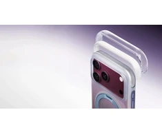 Dėklas Torras O3 Air Gradient, violetinė/mėlynas - iPhone 2026 Pro (X00RP102S031)