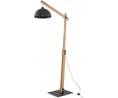 Toršeras TK Lighting Oslo 5582 toršeras 1x15W E27 juoda/medinė
