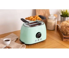 Tosteris Cecotec Skaitmeninis dvigubas skrudintuvas ClassicToast 8000 Mėlyna Duble Cecotec Mėlyna 800W