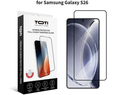 TOTI PREMIUM grūdinto stiklo 2.5D ekrano apsauga, skirta „Samsung Galaxy S26“ telefonui.