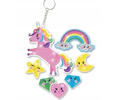 Totum : Unicorn - 2 In 1 Creativity Set (Diamond Paint Magnets &amp; A B C Bracelets) (TT072213)