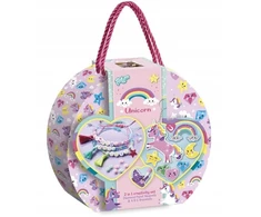 Totum : Unicorn - 2 In 1 Creativity Set (Diamond Paint Magnets &amp; A B C Bracelets) (TT072213)