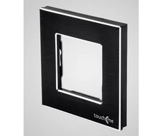 Touchme Juodas aliuminio viengubas rėmelis (TM628B)