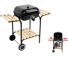 Lund Anglies grilis su dangčiu, grotelių reguliavimu, BBQ nešiojamas