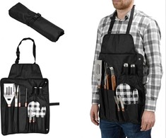 Toya YATO FARTUCH DO GRILLOWANIA Z AKCESORIAMI-8SZ