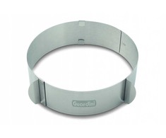 Guardini Round cake ring with variable diameter Ø16-28cm