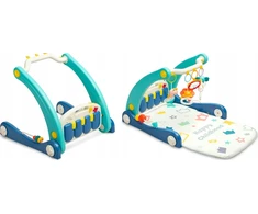 Toyz 2IN1 STUMDUKAS SU MUZIKINIU KILIMĖLIU MĖLYNA