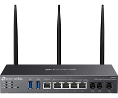 Maršrutizatorius TP-Link „Omada DR3220v-4G4G+ Cat6“ gigabito stovo montuojamas DSL šliuzas