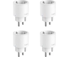 4 vnt. pakuotė TP-Link Tapo P115 išmanusis mini WiFi lizdas su energijos suvartojimo valdymu (Tapo P115 (4 vnt. pakuotė))