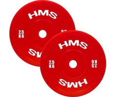 TPP01 geltonas PE svorio diskas 2 x 1,5kg HMS