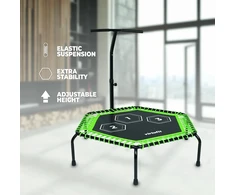 VIRTUFIT Fitness Pro batutas su rankena - juodas - 127 cm