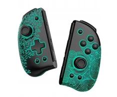 Transmedia FUNLAB Šviečiantis belaidis „Joypad“ pultas „Switch“ – „Zonai“ juodas (HRF1203)