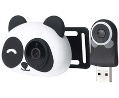 Transmiter FM 4smarts Adapteris automobilinis su kamerką transmiter Panda Carplay juoda