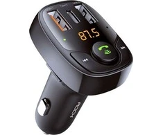 Rock Transmiter FM B301 MP3, Bluetooth – 2xUSB + Type C + micro SD – 36W juodos spalvos