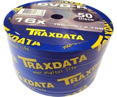 Traxdata DVD- R 4.7 GB 16x 50 vienetų (TRD50S-)