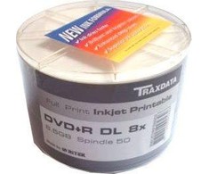 Traxdata DVD + R DL 8,5 GB 8x 50 vienetų (906OEDRPSN005)