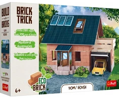 Trefl Rankdarbių rinkinys brick trick namas su plytomis ir mediena