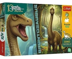 Trefl Dėlionė 100 InspiredByDinoWorld Brontosaurus 16583