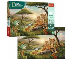 Trefl Dėlionė 100 InspiredByNature Gepardy 16592