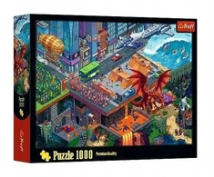 Trefl Dėlionė 1000 Miasto Pixel 10986